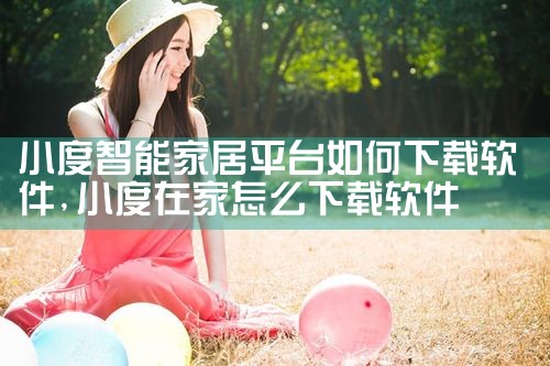 小度智能家居平台如何下载软件
