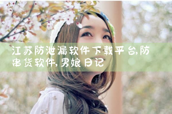 江苏防泄漏软件下载平台|男娘日记