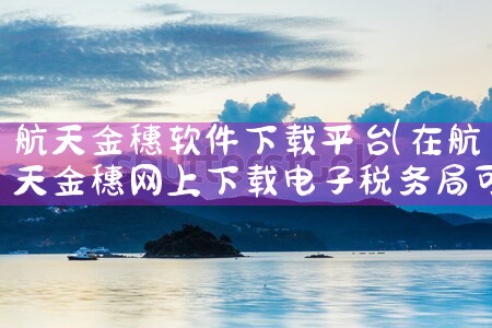 航天金穗软件下载平台|男娘日记