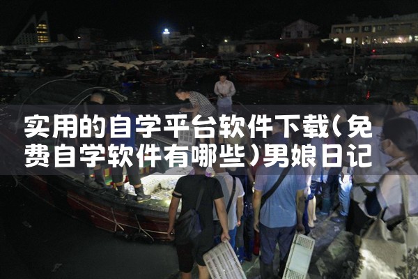 实用的自学平台软件下载|男娘日记